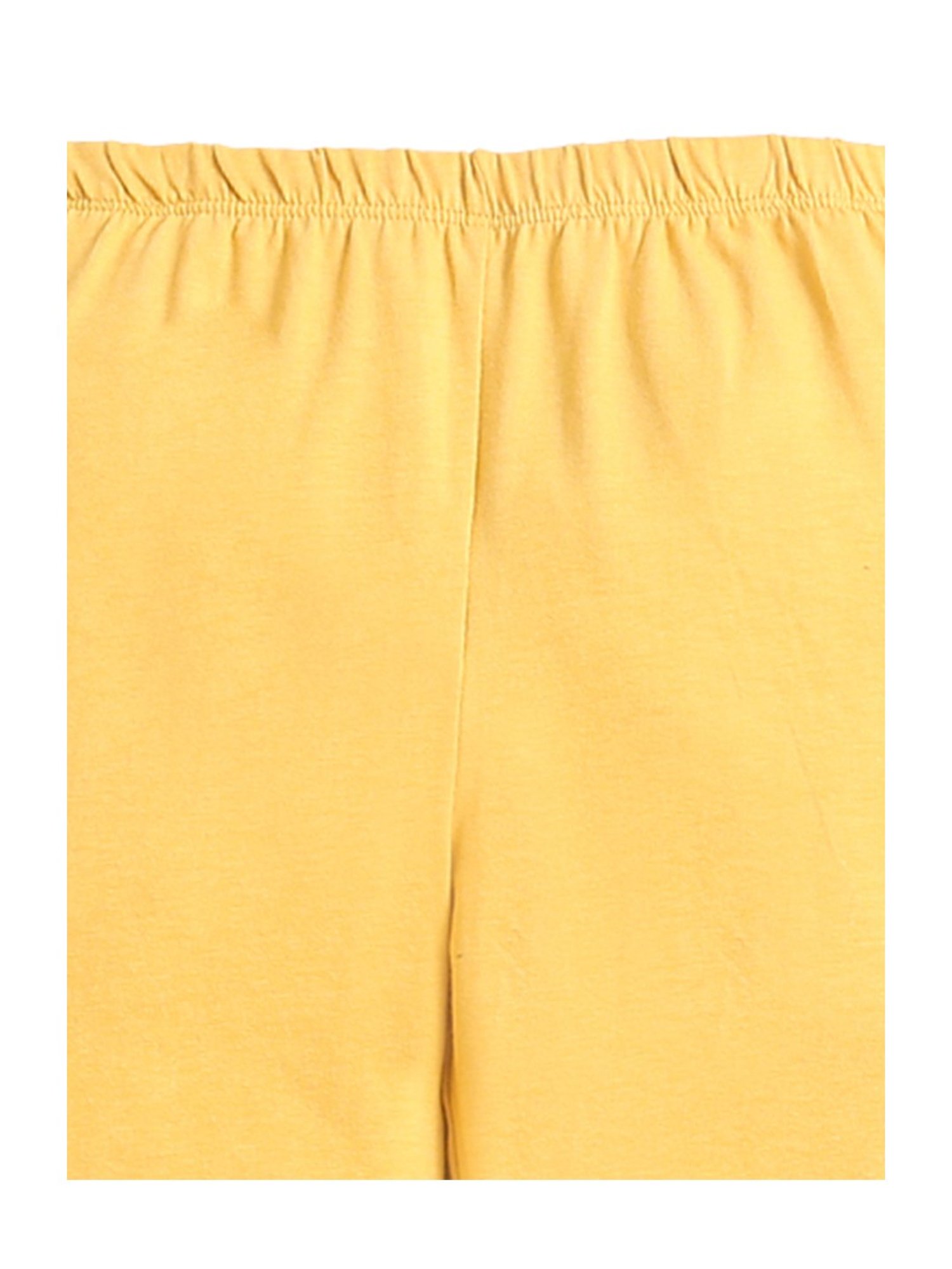 Nino Bambino Girls Multicolor Solid Leggings (Pack Of 3)