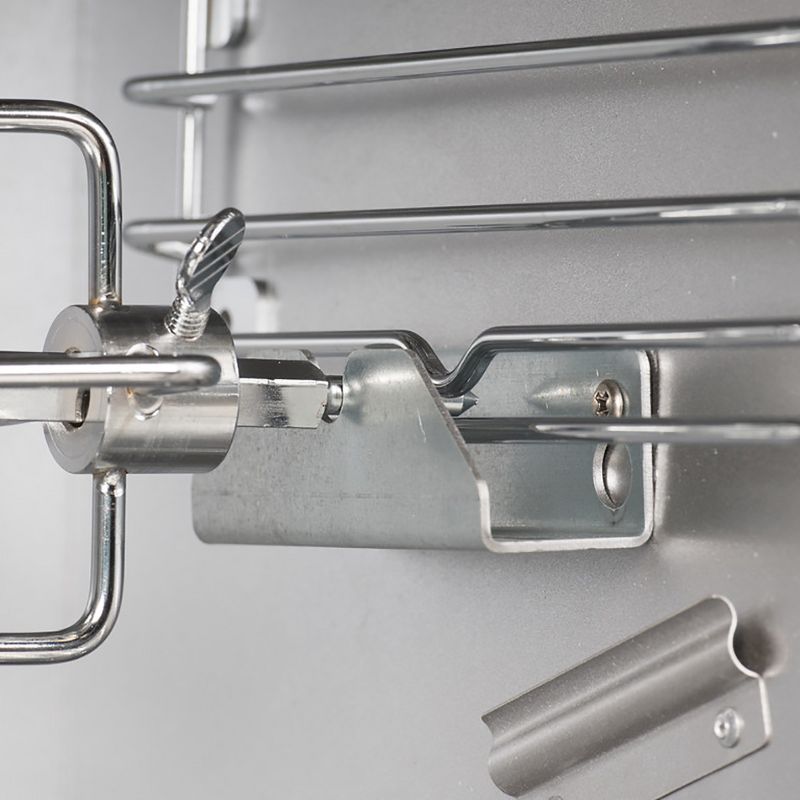 Masterbuilt MB20090719 MES 400 Series Smoker Grill BBQ Accessory Rotisserie Kit with 2 Meat Claws, 1 Regular Spit Rod, and 1 Long Spit Rod