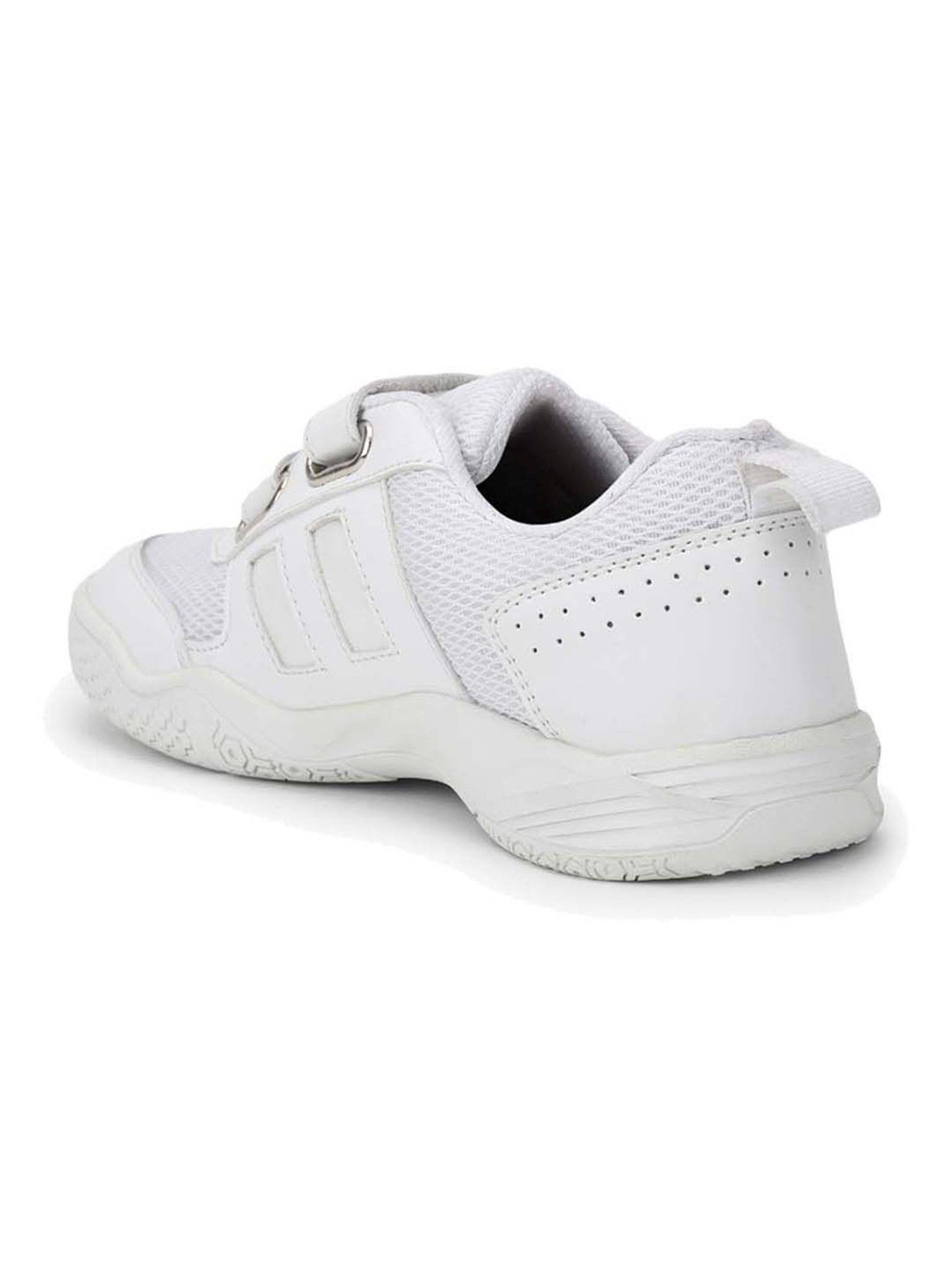 Force 10 By Liberty Kids White Velcro Shoes