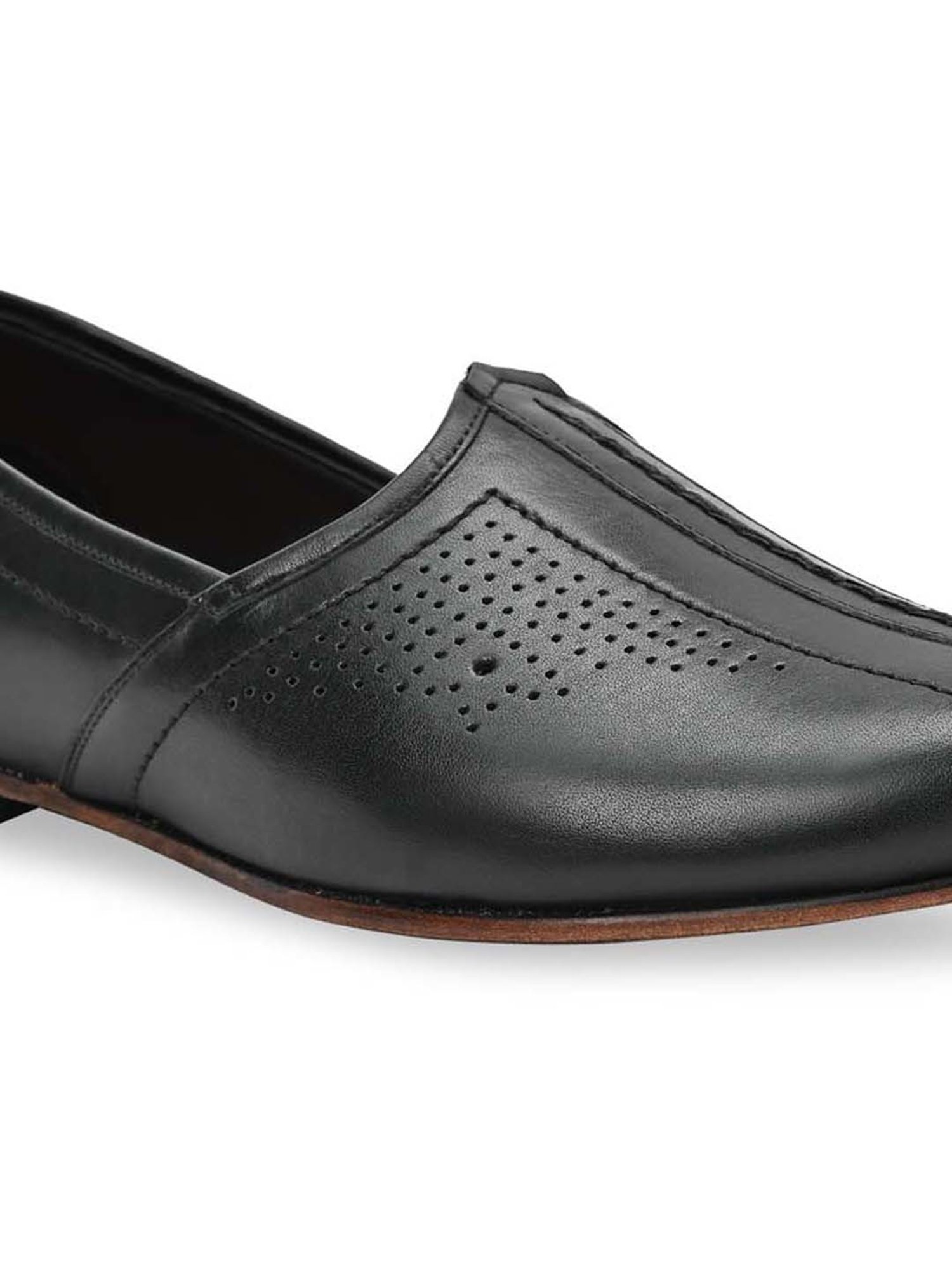 Regal Men's Black Casual Juttis