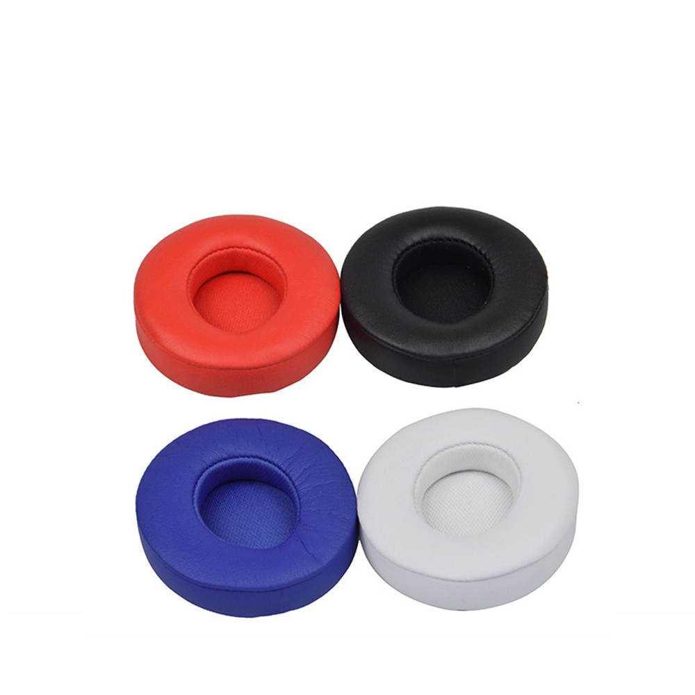 SOLO 2.0 /3.0 universal earphone cover, Bluetooth wireless earphone ear cushion, with soft protein leather memory foam--Gray