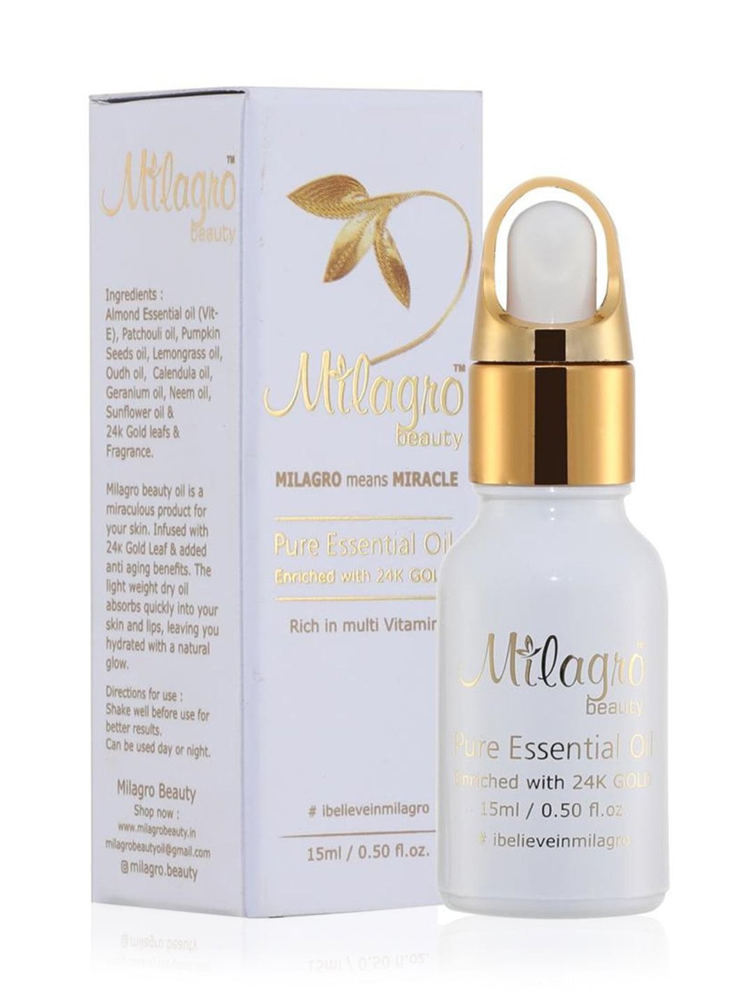 Milagro Beauty Pure Essential Oil - 15 ml