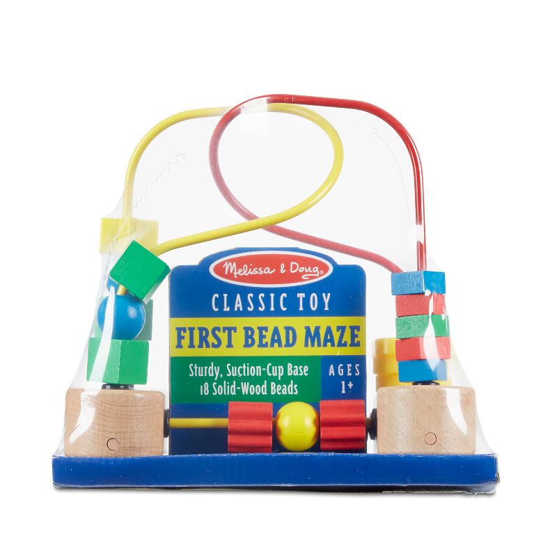 Melissa & Doug First Bead Maze - Wooden Educational Toy