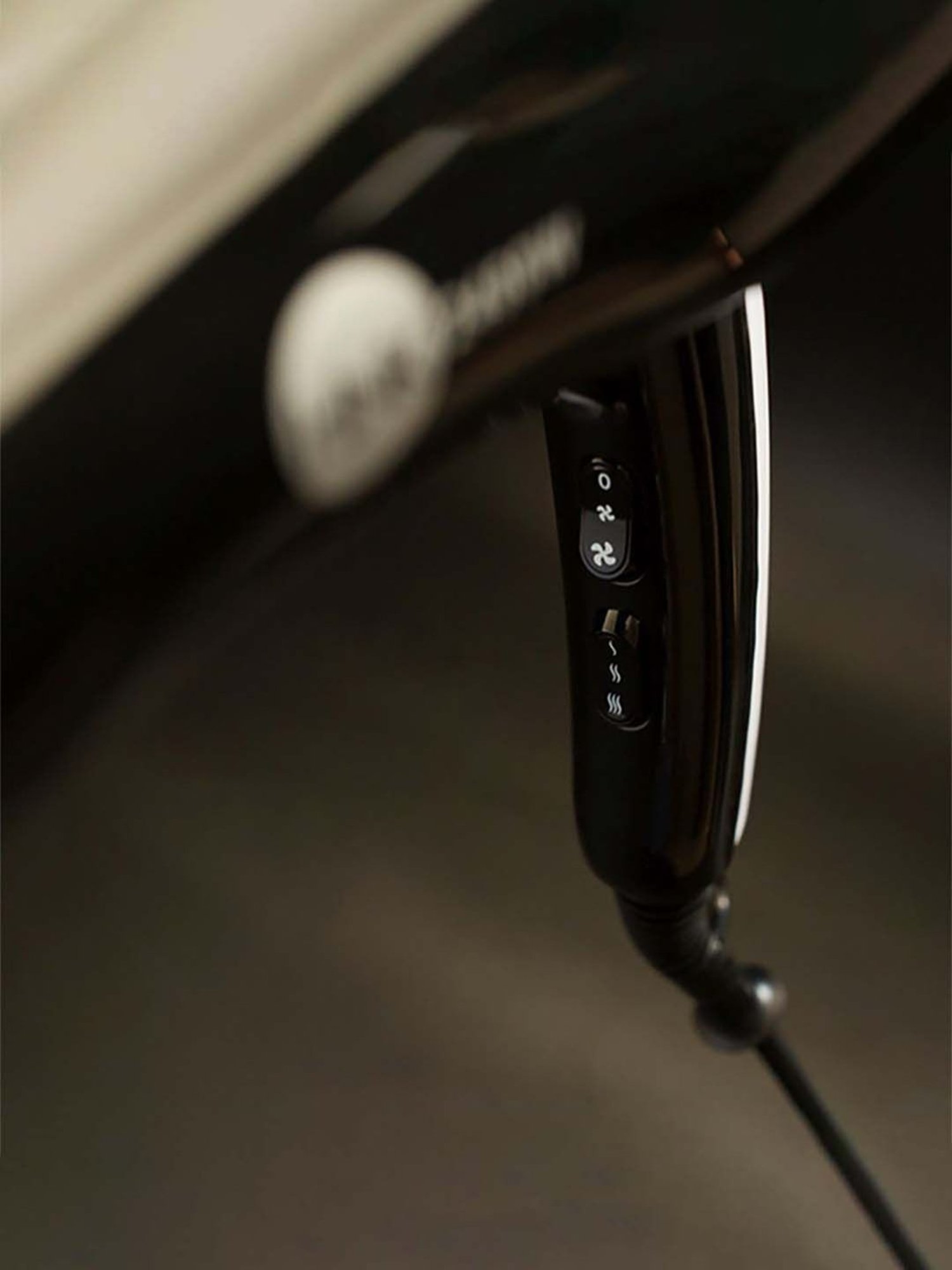 HNK Turbo 2400W Hair Dryer (Black and White)