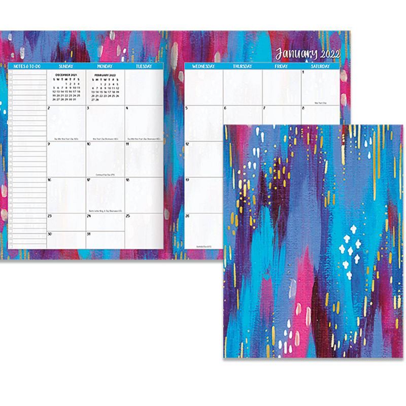2021-22 Monthly Planner 17 Months 8.5" x 11" Etta Vee - Artisan by Lang