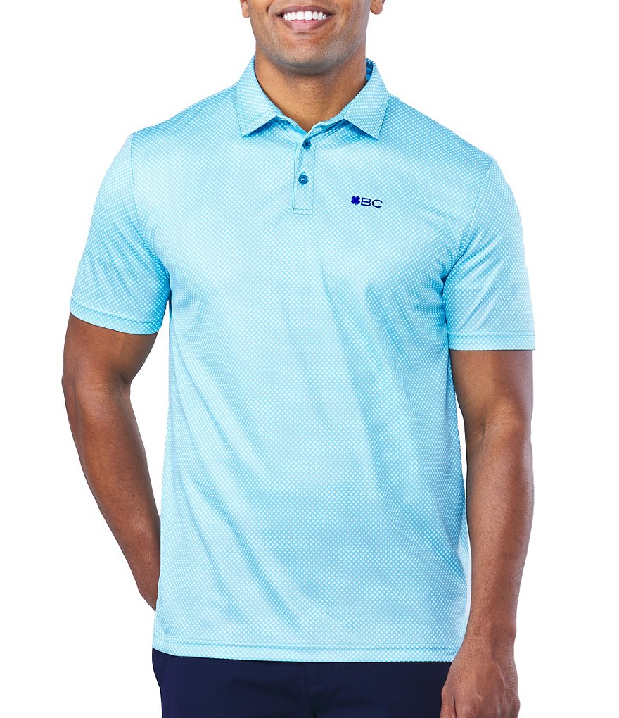 BLACK CLOVER Lucky Fit Short-Sleeve Dominion Dri-Balance&trade; Polo