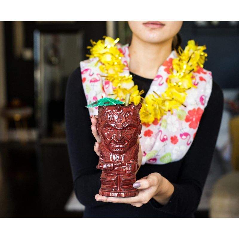 Beeline Creative Geeki Tikis Star Wars Darth Maul Ceramic Mug | Holds 16 Ounces