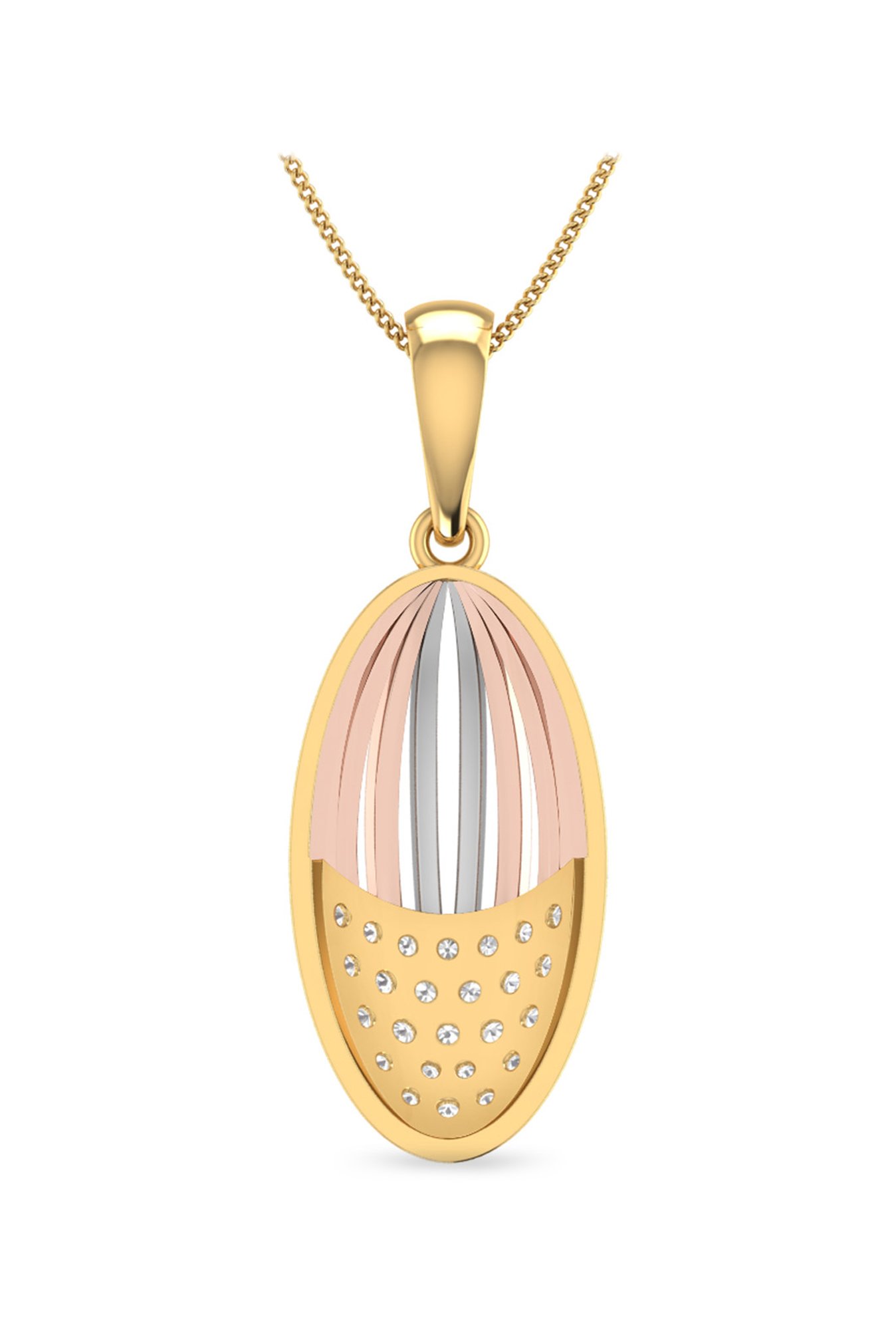PC Jeweller Crevan 22 kt Gold Pendant without Chain