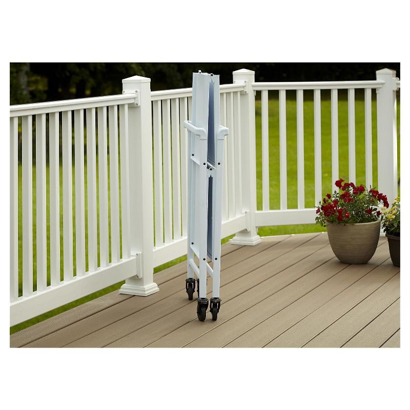 Cosco Indoor - Outdoor Folding Serving Cart - White