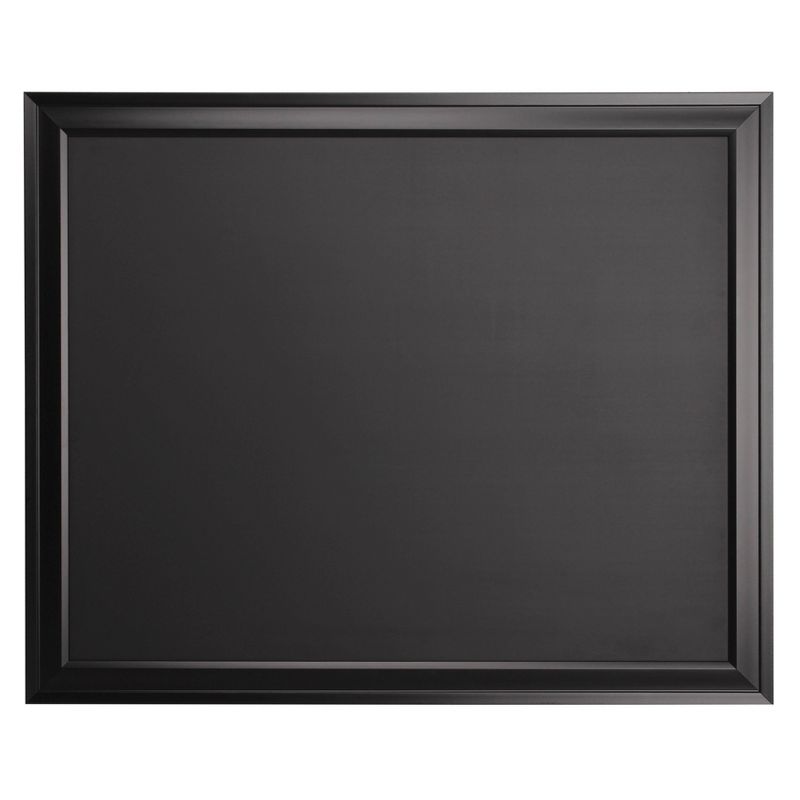 22" x 32" Cates Barn Door Wood Framed Chalkboard Rustic Brown - Kate and Laurel