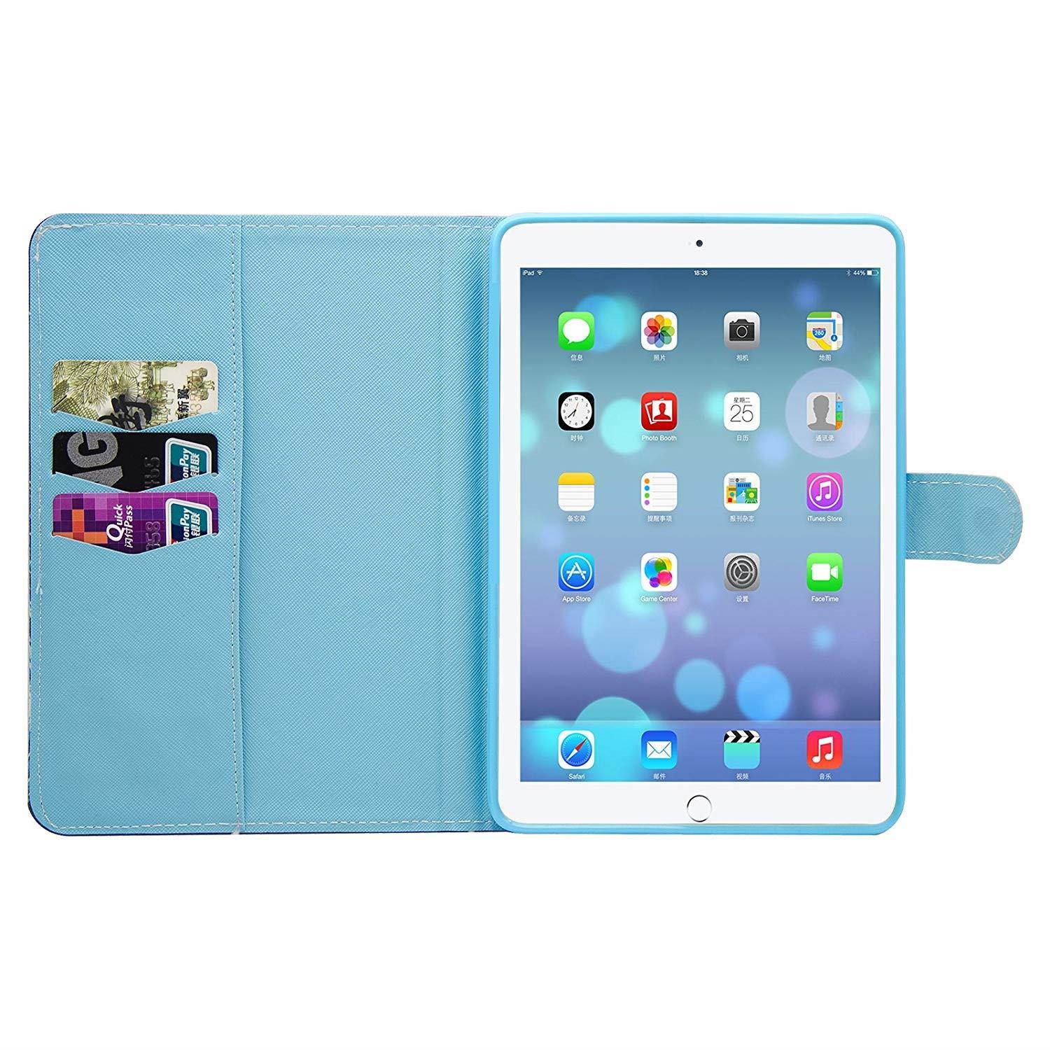 iPad Mini 2&3 Case, iPad Mini Case, Dteck(TM) Slim Fit [Stylus Holder] Flip Folio Stand Leather Case with Auto Sleep/Wake Feature Wallet Cover for Apple iPad Mini 1/2/3 (Gold Ring Flower)