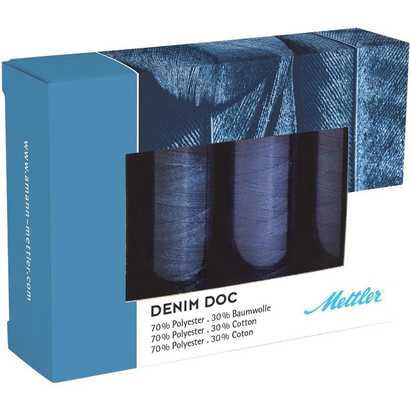 Mettler Denim Doc Thread Kit 4/Pkg