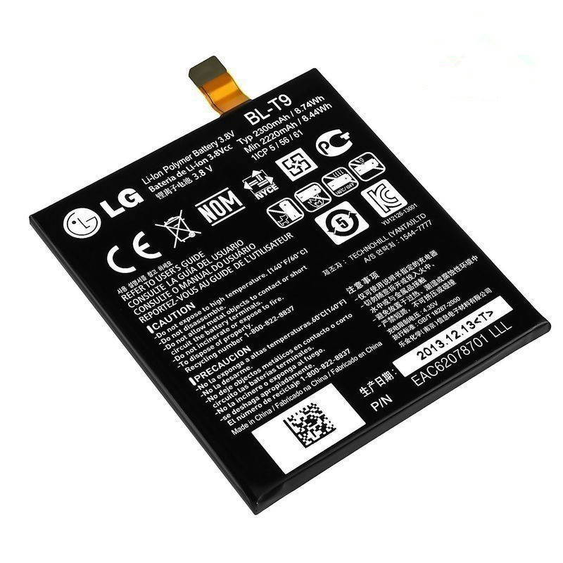 New OEM Google Nexus 5 LG D820 D821 2300mAh Battery Replacement BL-T9 3.8V 8.74Wh