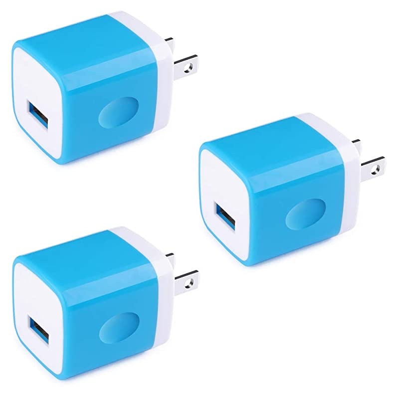 Box, iPhone 12 Fast Charging Block 1A USB Wall Plug Cube 1-Port Power Adapter Compatible iPhone 11 Pro Max/SE/XS/X/8/7/6S, Samsung Galaxy A21/A10e/S20+/S10/S9+/Note 20Ultra, G8, Moto, Pixel 4a