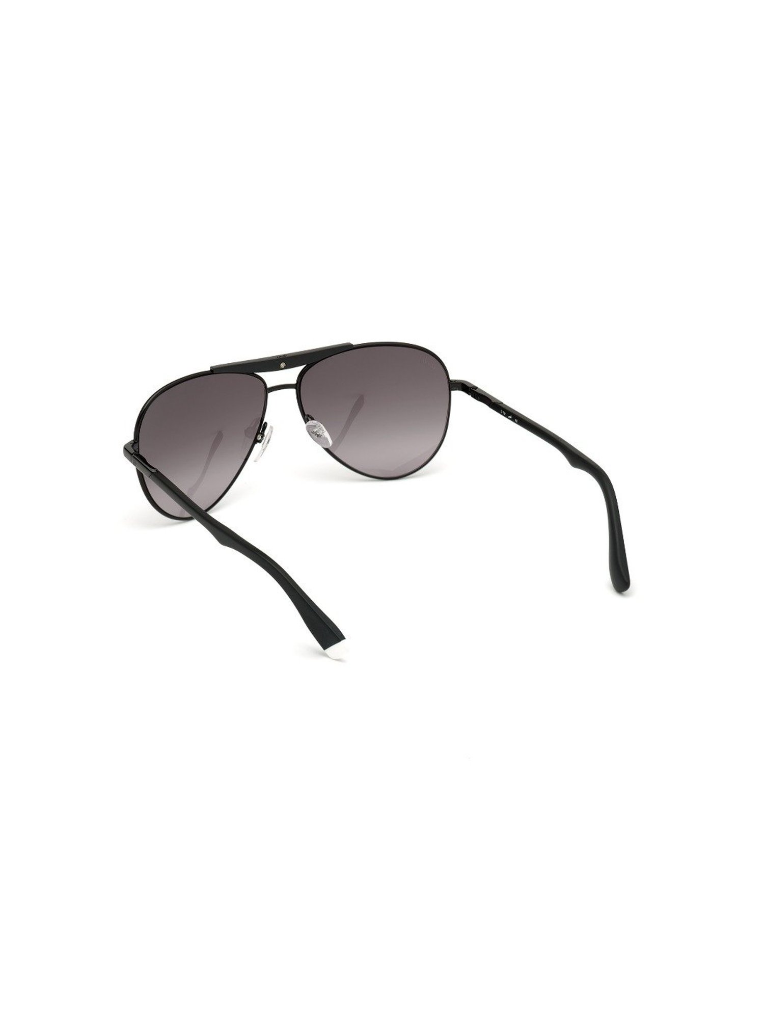 Web Eyewear Grey Oval Sunglasses for Men Designed in Italy