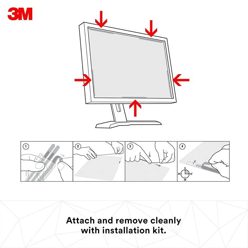 Privacy Filter for 25.0" Portrait Widescreen Monitor - PF250W9P),Black
