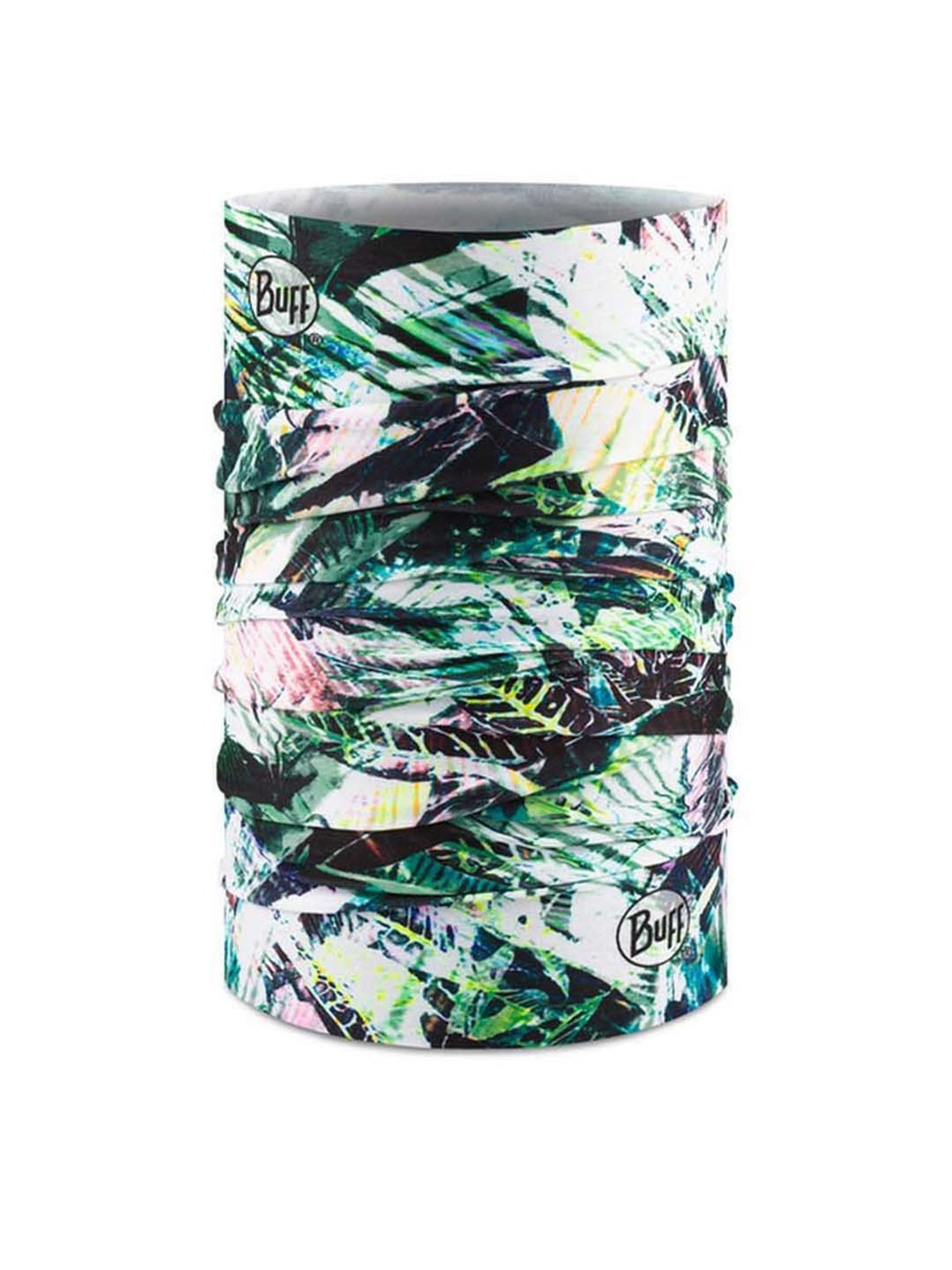BUFF Original Ecostretch Pur3 Green Printed Bandanas