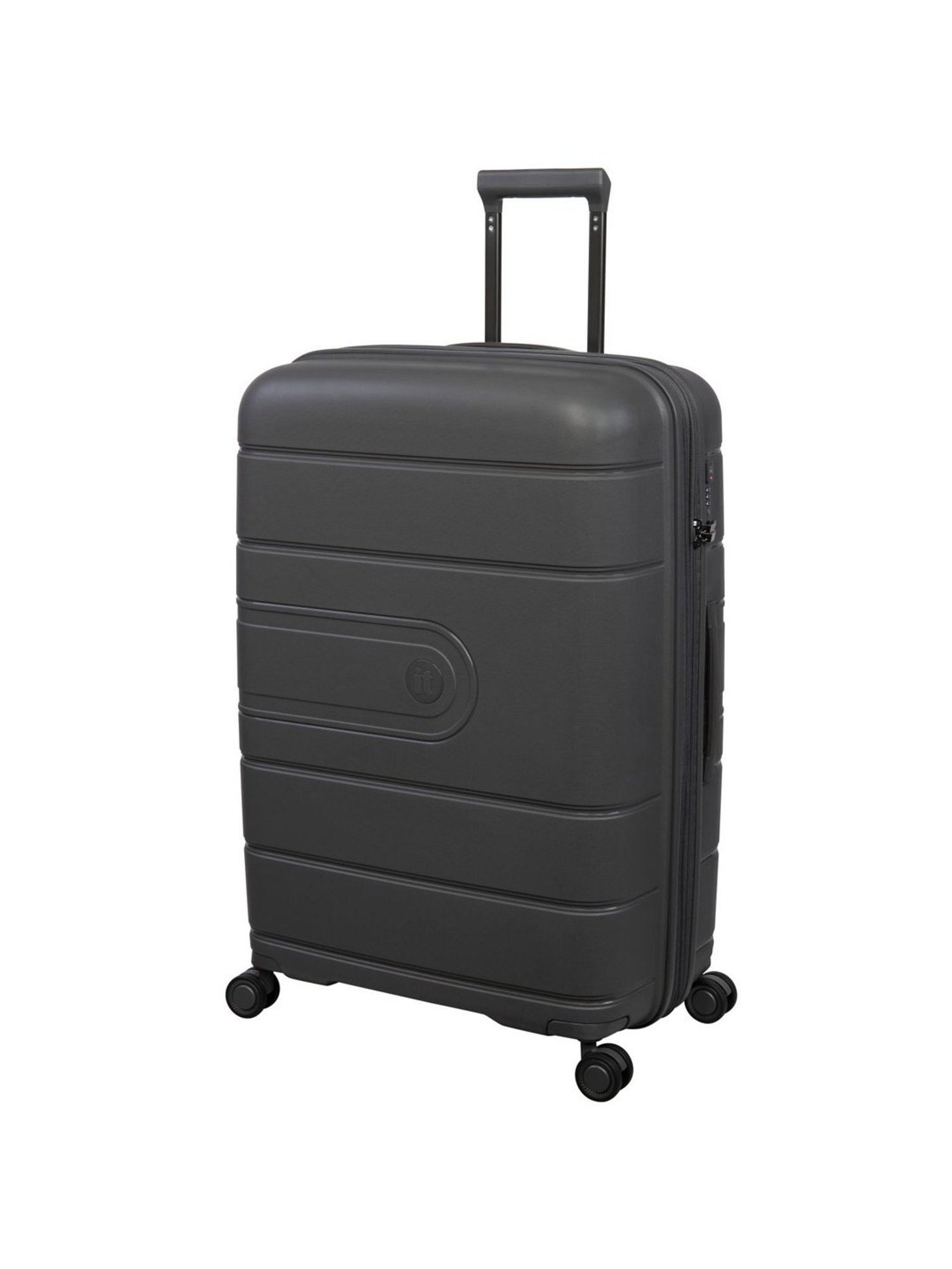 it luggage Eco Tough Grey Set of 3-28 24 20 inches Expandable Hardsided Luggage Trolley with TSA
