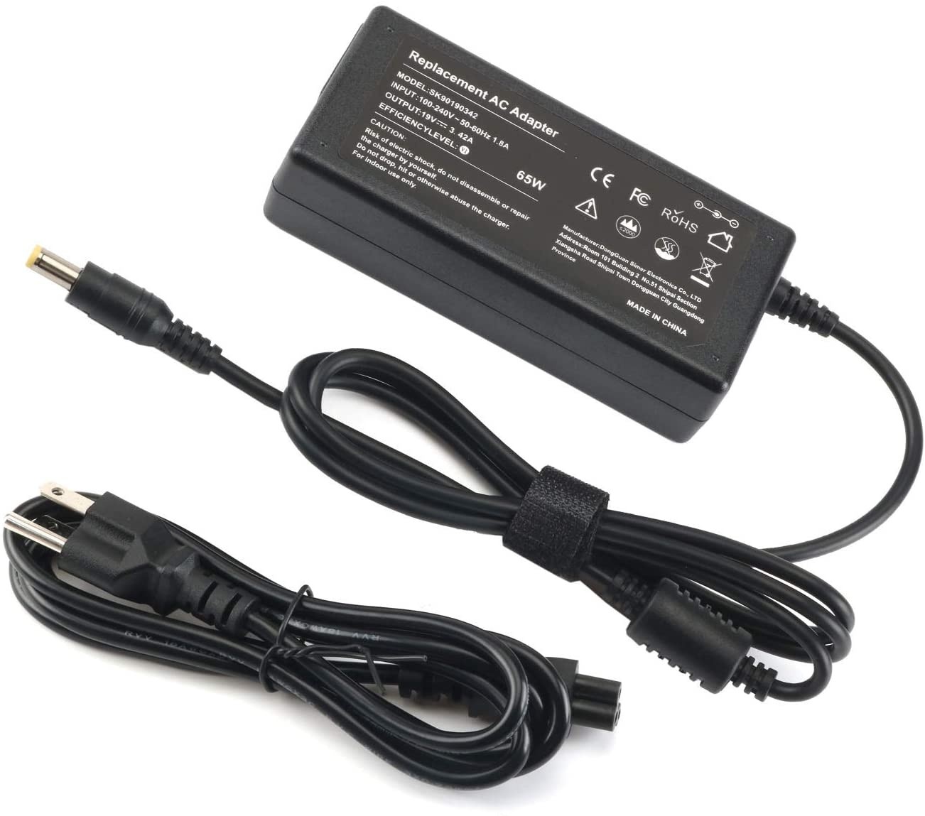 Laptop AC Adapter Charger Power Supply Cord for Acer LCD Monitor S202HL S230HL S231HL S232HL H236HL G246HL H276HL G276HL G236HL S240HL S220HQL S271HL H226HQL G226HQL S202HL S241HL HN274H
