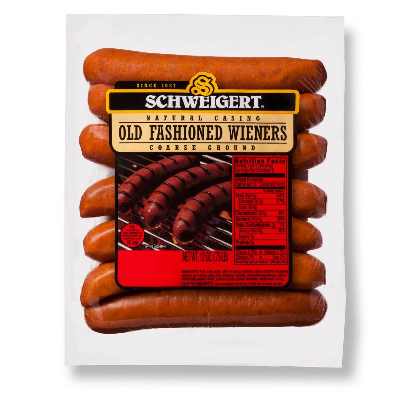 Schweigert Old Fashioned Wieners - 12oz/7ct