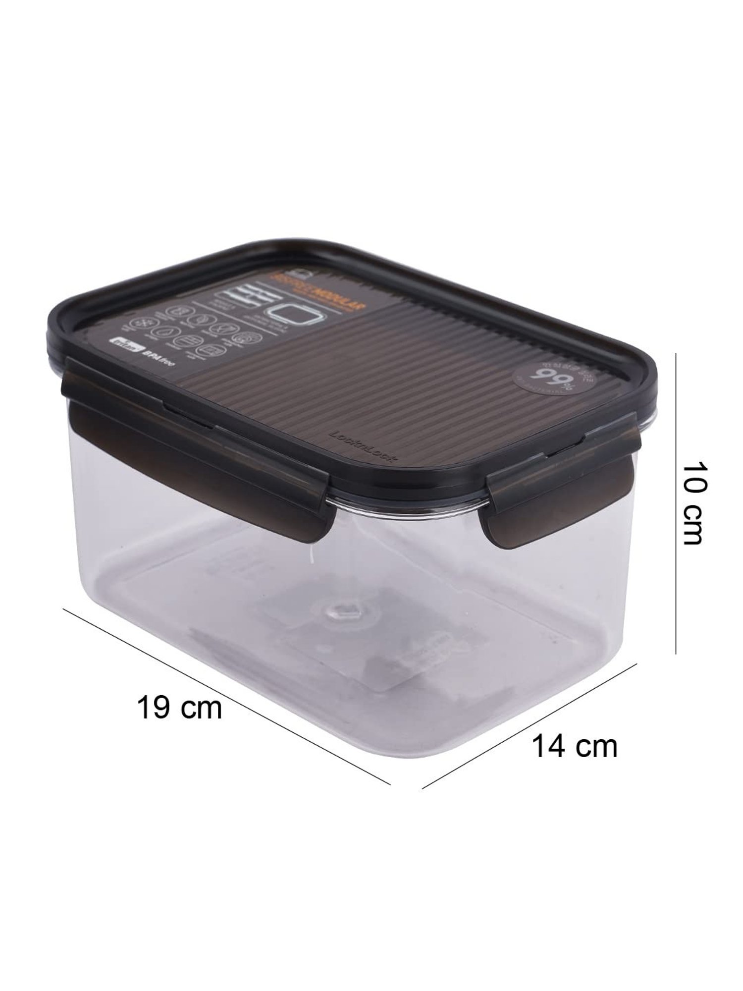 Lock & Lock White Tritan Container - 1.5 Liters