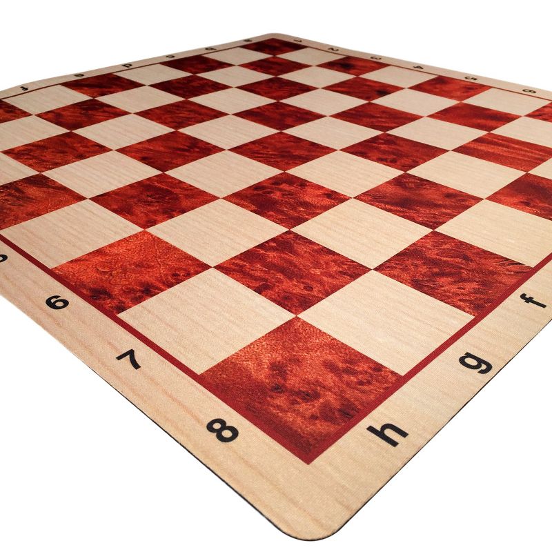 WE Games Camphor & Oak Mousepad Chessboard, 20 inches - made in USA