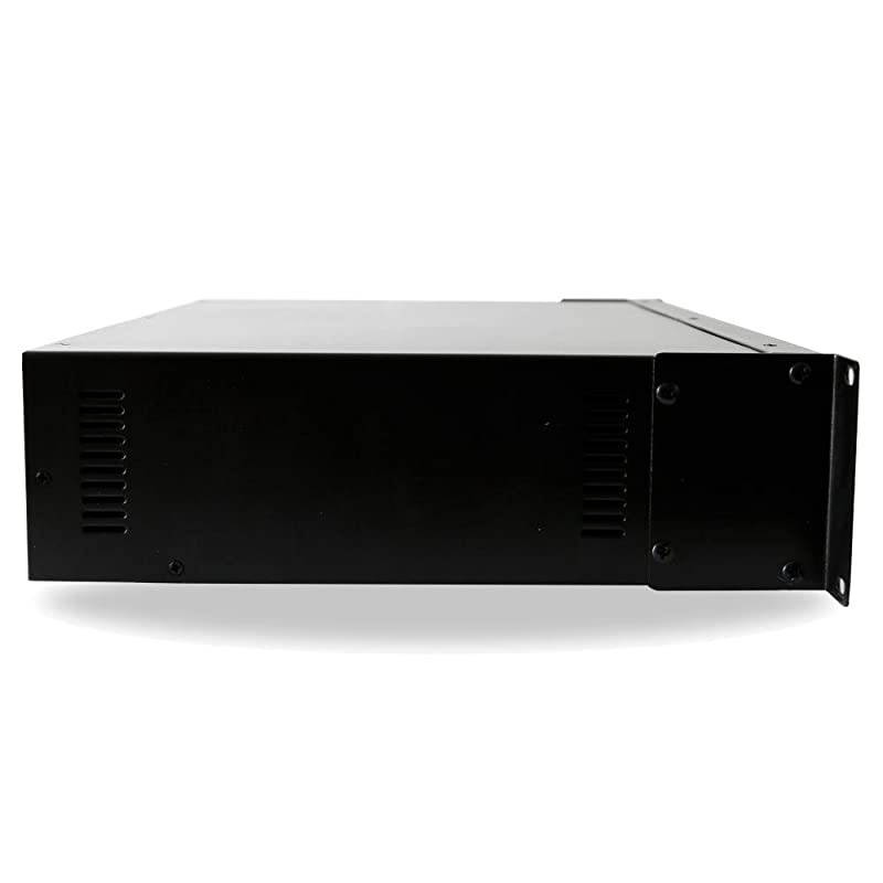 Wireless Bluetooth Power Amplifier System 4200W 6CH Powered Rack Mount Portable Surround Sound Multi Zone Audio Home Stereo Receiver Box wRCA USB AUX for Speaker PA Theater  PT6000CH