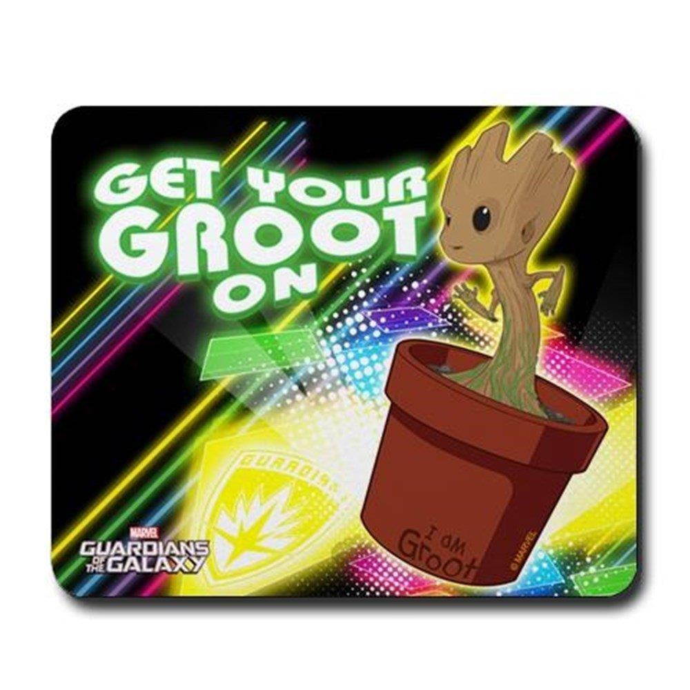 CafePress GOTG Get Your Groot On Non-Slip Rubber Mousepad, Gaming Mouse Pad