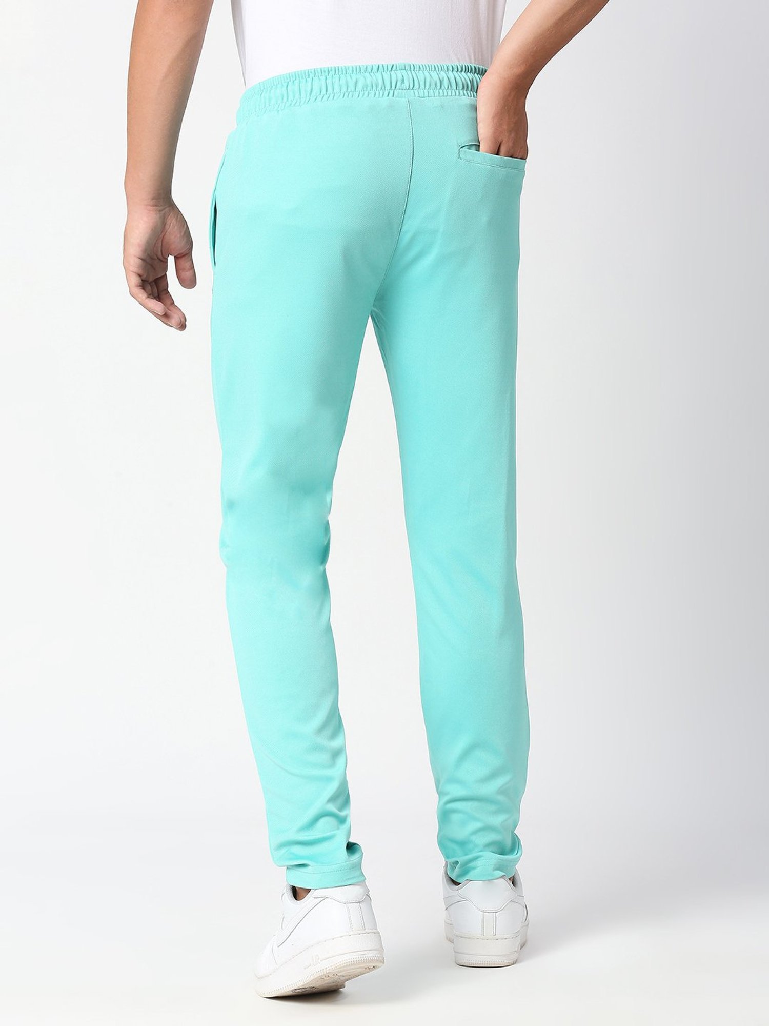 Fitz Turquoise Slim Fit Trackpants