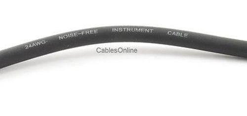 3ft. Kirlin XLR 3-Pin Female / 1/4" Mono Male Shielded OFC Microphone Cable