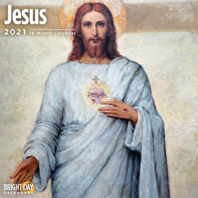 Bright Day Calendars,  Jesus 2021 Wall Calendar 2021