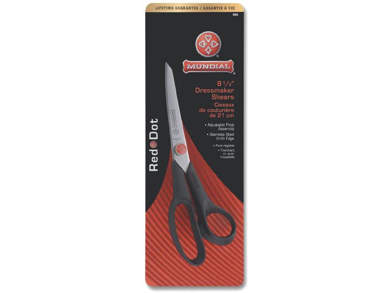 Mundial Red Dot Dressmaker Shears 8.5"