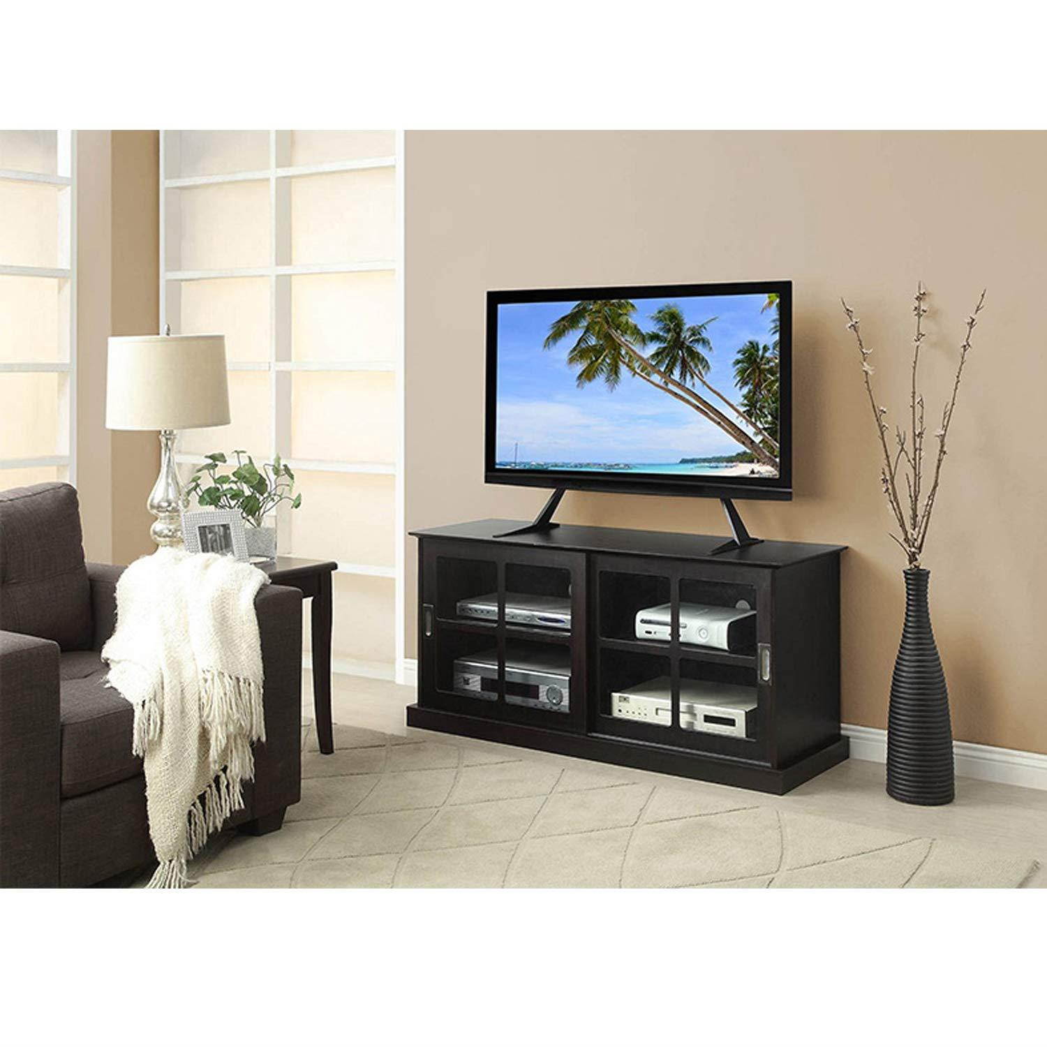 Universal TV Stand Base Replacement, Table top Pedestal Mount Fits 32 37 40 42 47 50 55 60 inch LCD LED Plasma TVs, VESA up to 800 x 400mm