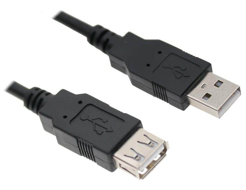 USBGear USB 2.0 A-Male to A-Female Extension Cable