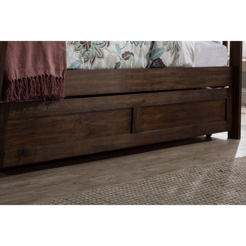 Dana Wood Daybed With Trundle Unit Twin Brushed Acacia - Hillsdale Furniture
