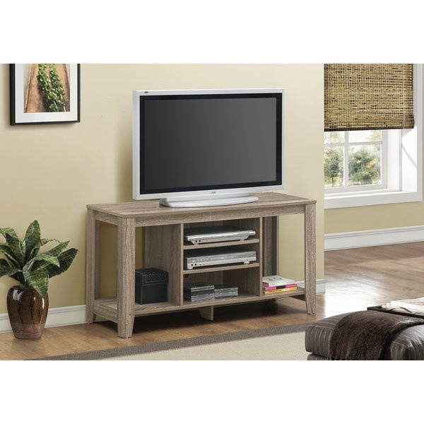 MONARCH I 3528 DARK TAUPE RECLAIMED-LOOK 48"L TV CONSOLE