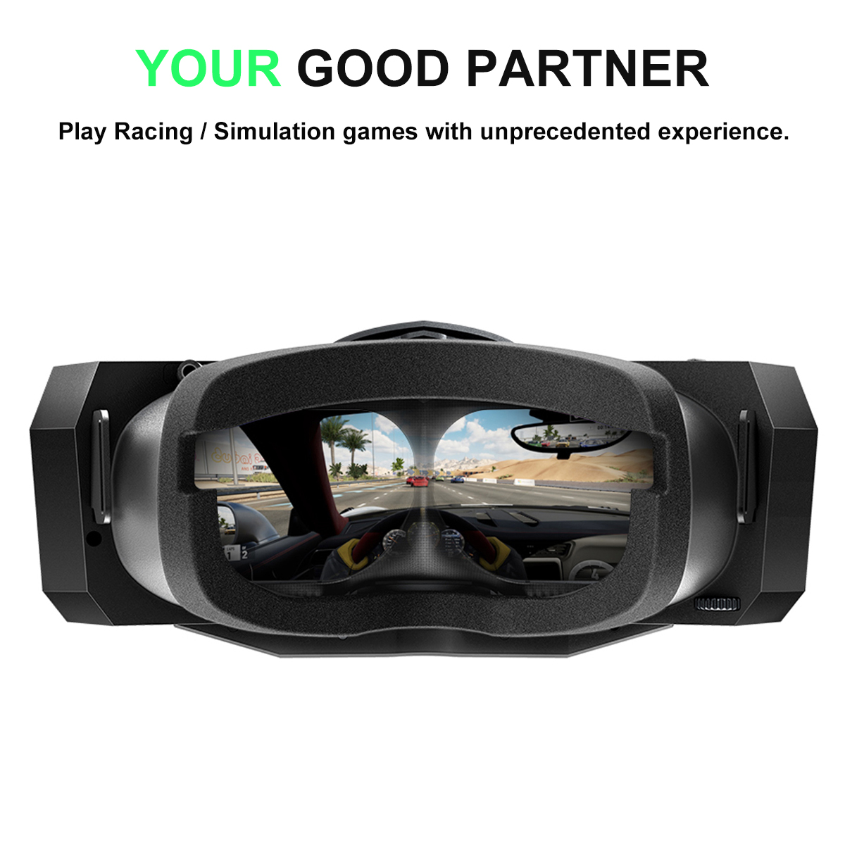 Pimax Vision 8K Plus VR Headset with 4K CLPL Displays, 200 Degrees FOV, Fast-Switched Gaming RGB Pixel Matrix Panels for PC VR Steam Games Videos, USB-Powered, Modular Audio Strap