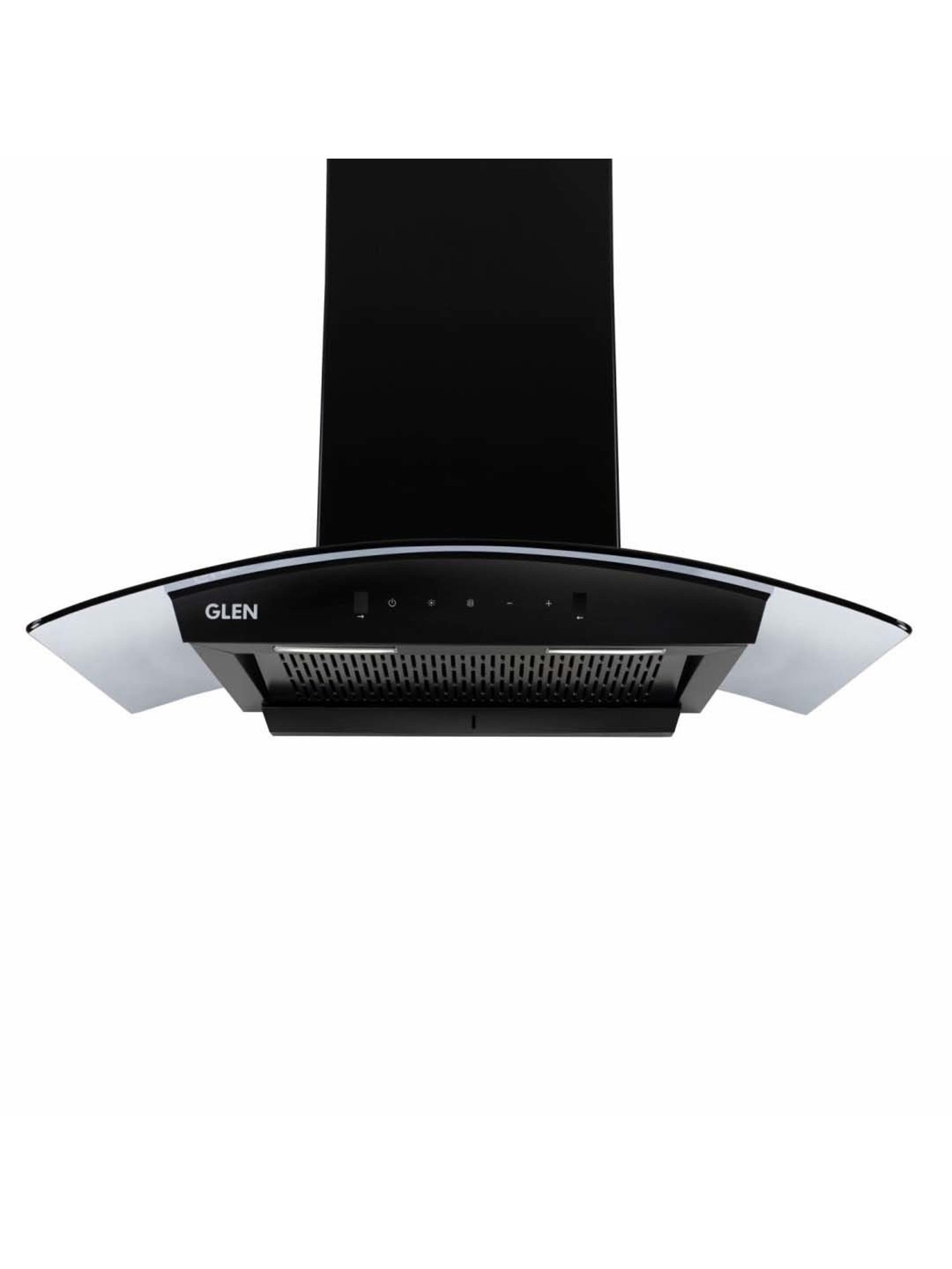 Glen CH6058BLAC60 1200CMH 60cm Wall Mounted Chimney (Black)