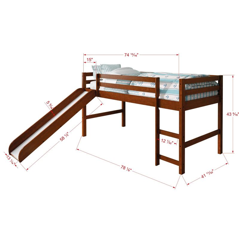 Tent Bed Espresso - Donco Kids