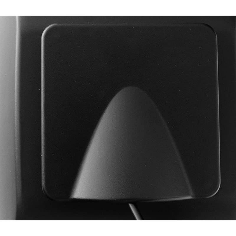 6.5" Premium Black Outdoor Weather-Resistant Patio Speaker with 70v Switch (Pair)