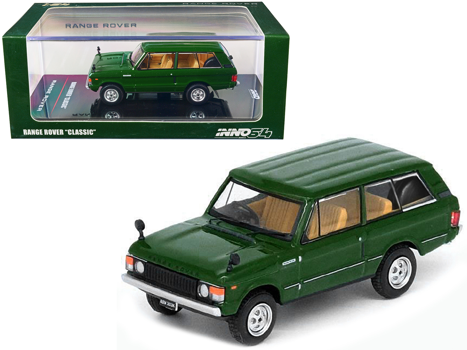 1985 Land Rover Defender 110 County Station Wagon Russet Brown with White Top Limited Edition to 1800 pieces Worldwide 1/64 Diecast Model Car by Mini GT