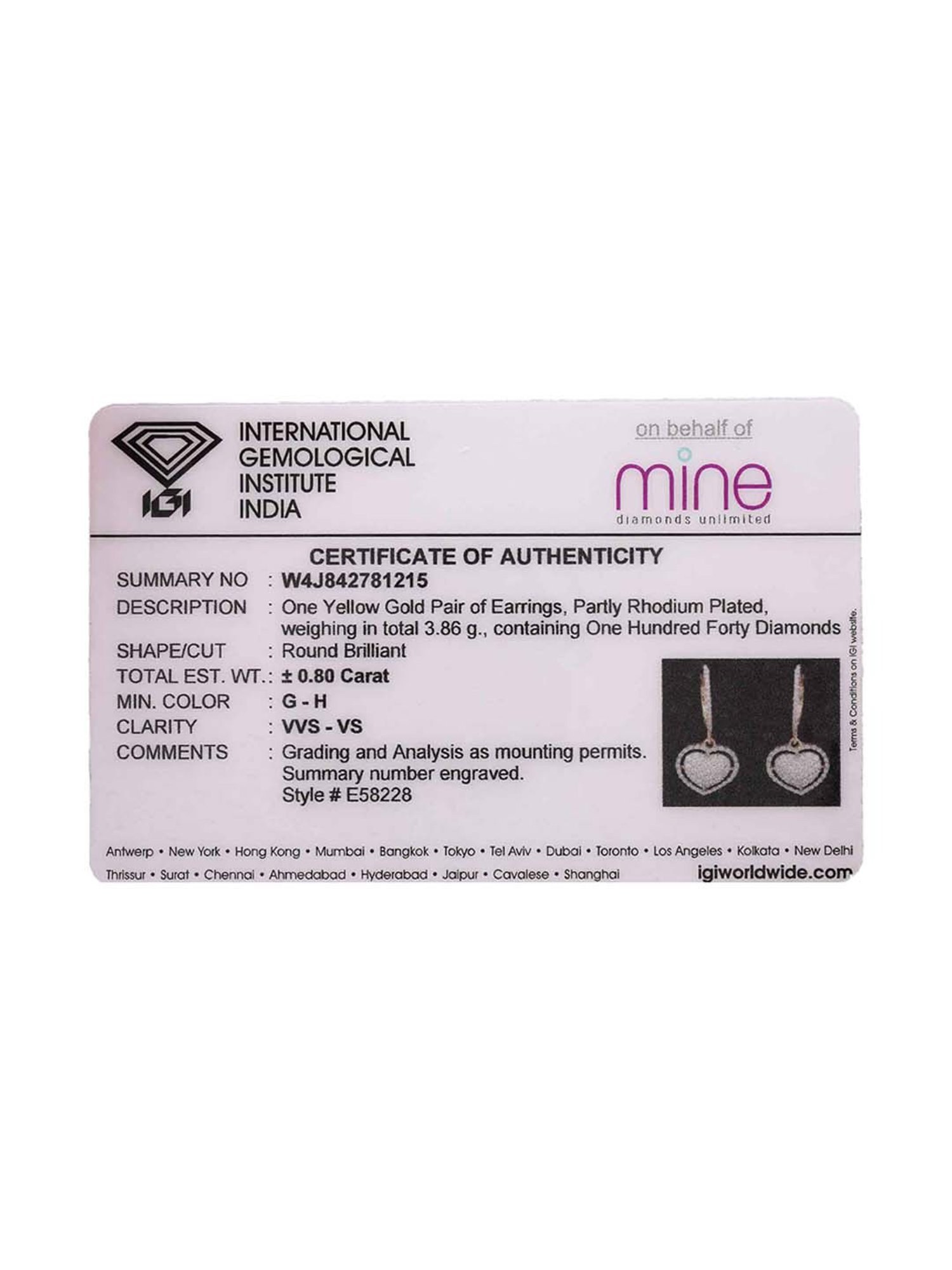 Malabar Gold and Diamonds 18k Gold & Diamond Mine Nosepin for Women