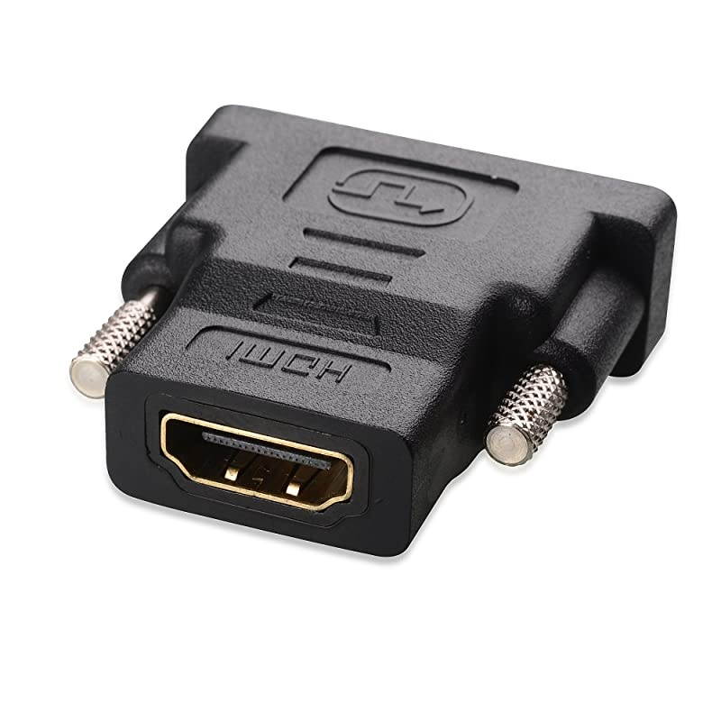 HDMI to VGA  GoldPlated HDMI to VGA Adapter Male to Female Compatible for Computer Desktop Laptop PC Monitor Projector HDTV Chromebook Raspberry Pi Roku Xbox and More Black