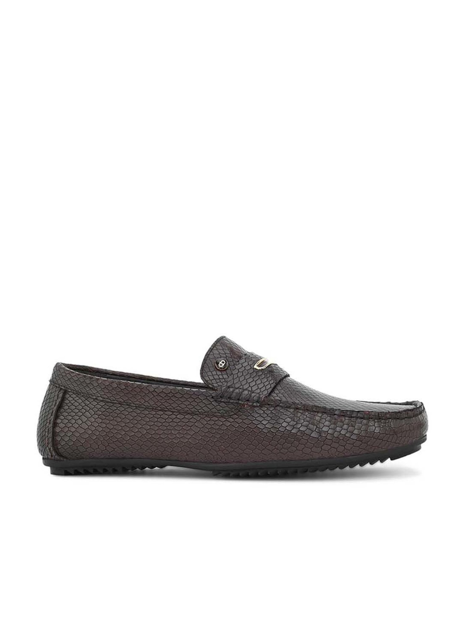 Pelle Albero Men's Brown Casual Loafers