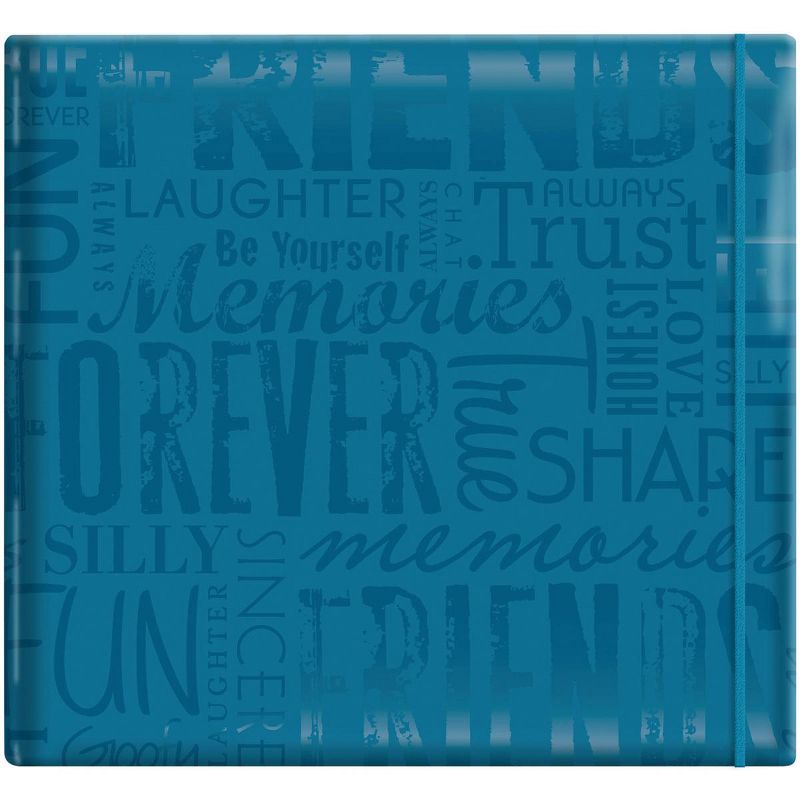 MBI Gloss Post Bound Album 12"X12"-Friends - Teal