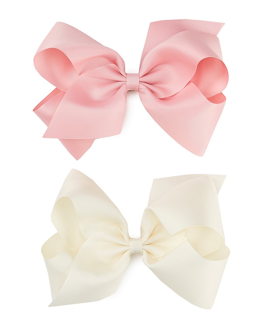 Copper Key Girls Grosgrain King Bows 2-Pack