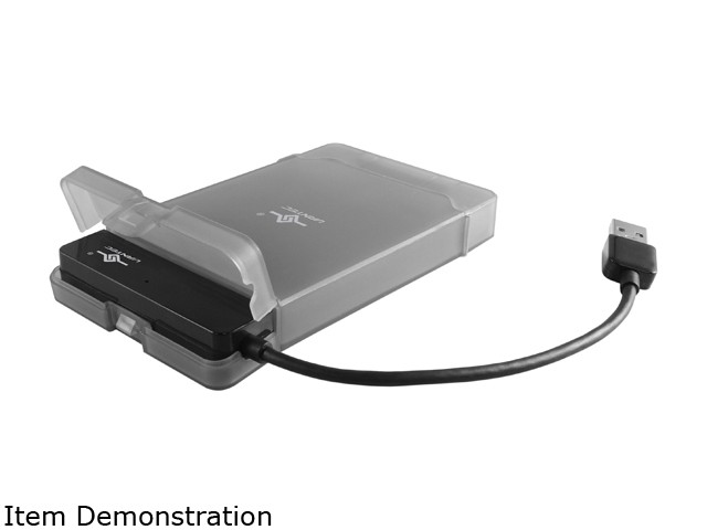 VANTEC CB-STU3-2PB USB 3.0 to 2.5" SATA HDD Adapter with Case