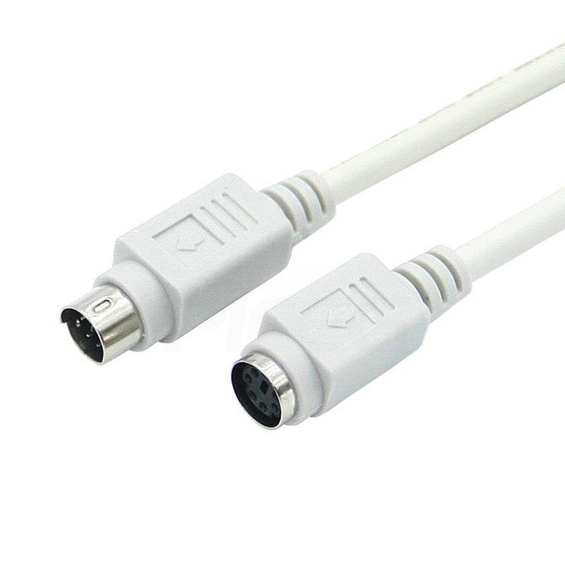 PS2 PS/2 Keyboard Mouse Male To Female Extension Cable Lead 6 Pin Motherboard Mouse for Mouse Keyboard IC Card Reader