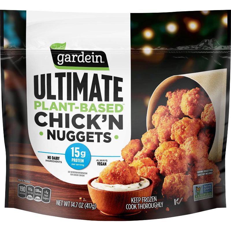 Gardein Frozen Ultimate Plant-Based Chick'n Nuggets - 14.7oz