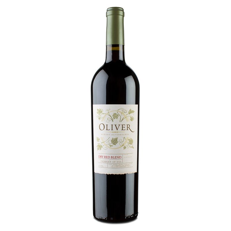 Oliver Dry Red Blend Wine - 750ml Bottle